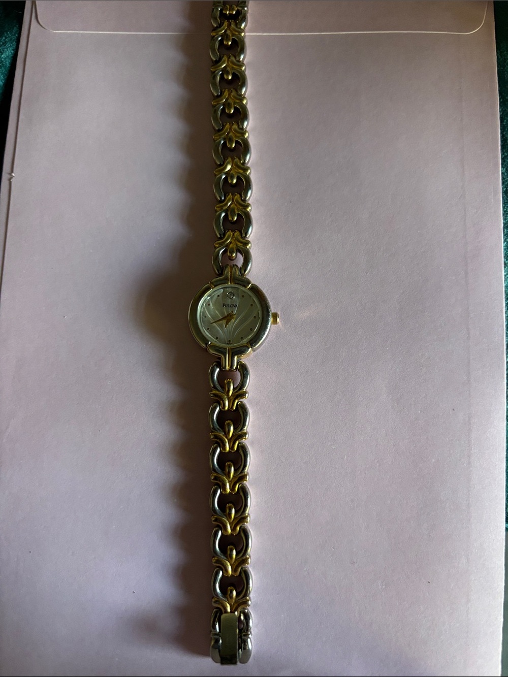 Bulova Two-Tone Gold and Silver Link Bracelet Watch